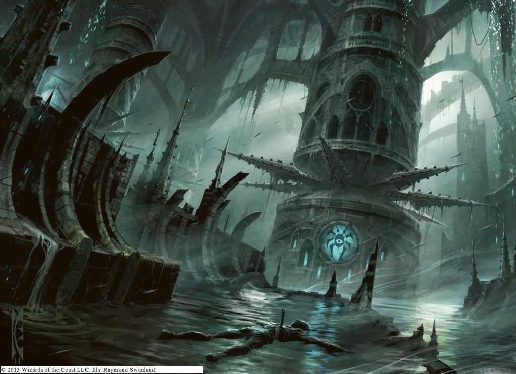 Watery Grave - Illustration by Raymond Swanland