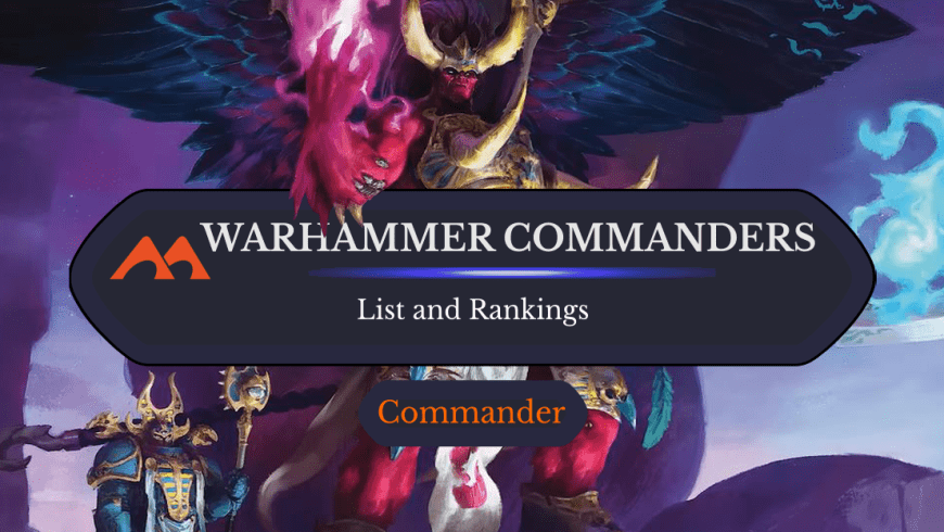 Rankings for All 24 Warhammer 40K Commanders