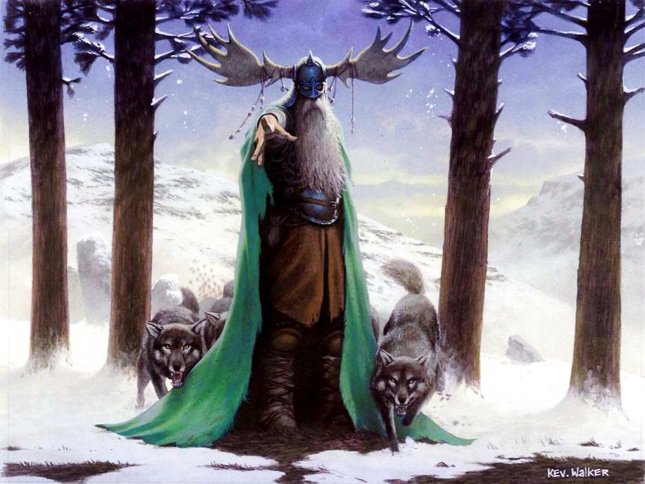 Master of the Wild Hunt (Magic 2010) - Illustration by Kev Walker