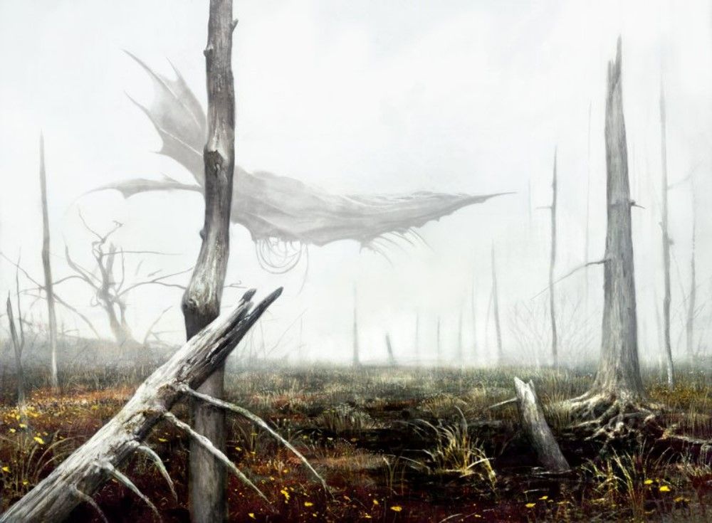 Swamp (Dominaria United) - Illustration by Seb McKinnon