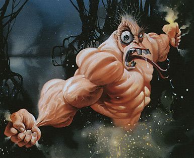 Unholy Strength | Illustration by Gary Ruddell