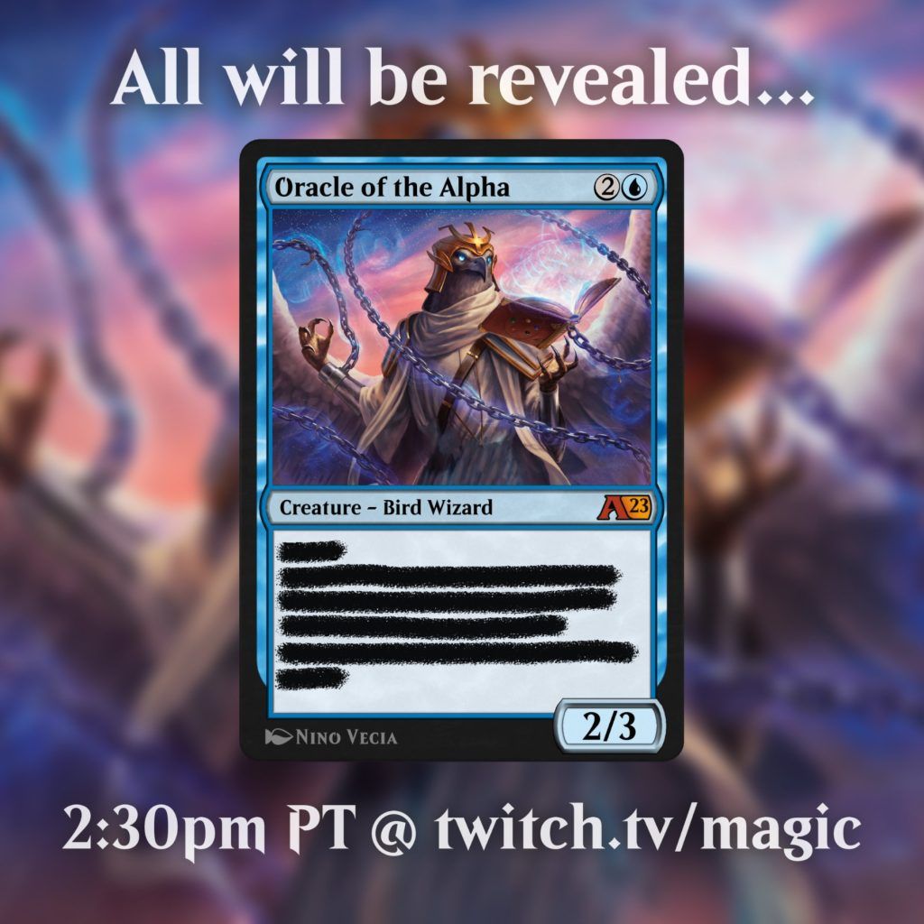 Alchemy: Dominaria teaser for Oracle of the Alpha