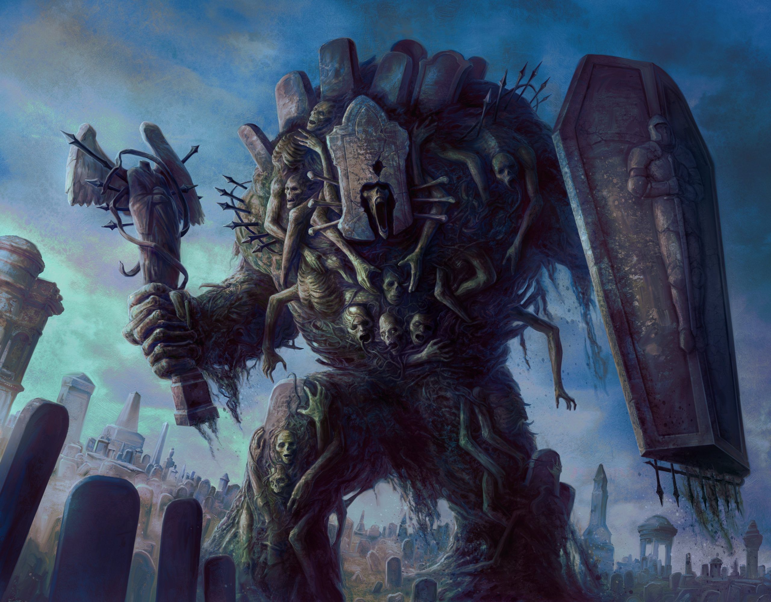 Vogar, Necropolis Tyrant (Game Night free-for-all) - Illustration by Jason A. Engle