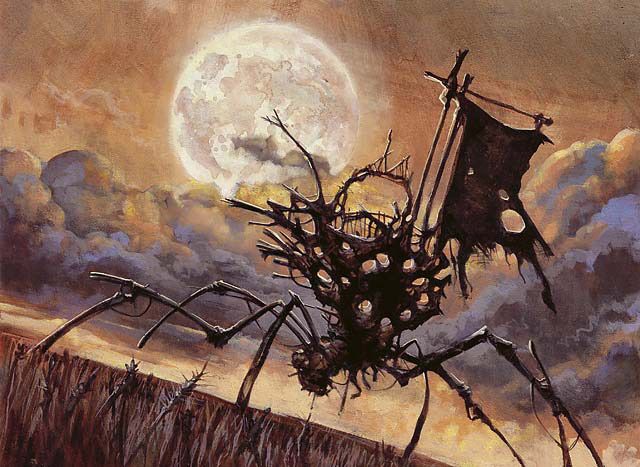 Wicker Warcrawler (Shadowmoor) - Illustration by Carl Critchlow