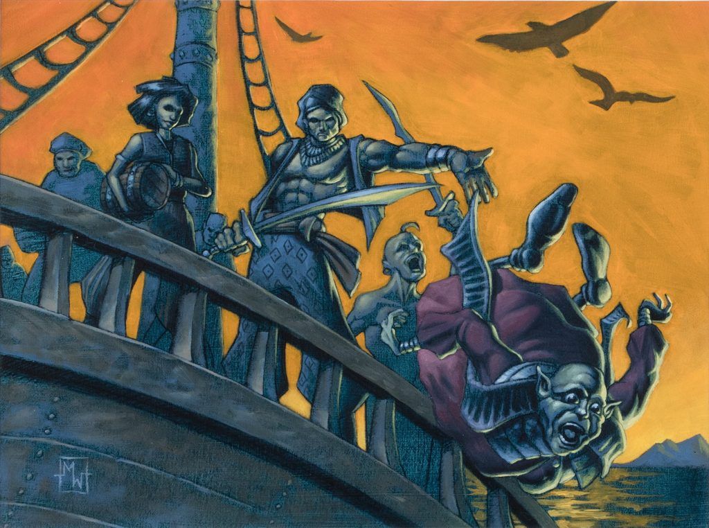 Coastal Piracy - Illustration by Matthew D. Wilson
