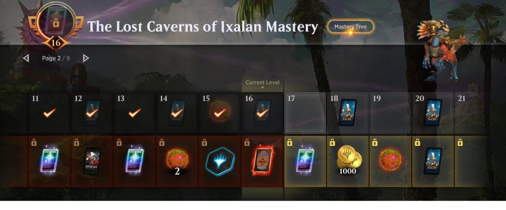 lost caverns set mastery