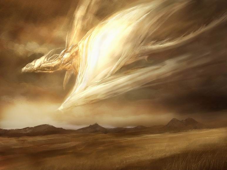Eternal Dragon - Illustration by Justin Sweet