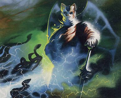 Mystic Enforcer - Illustration by Gary Ruddell