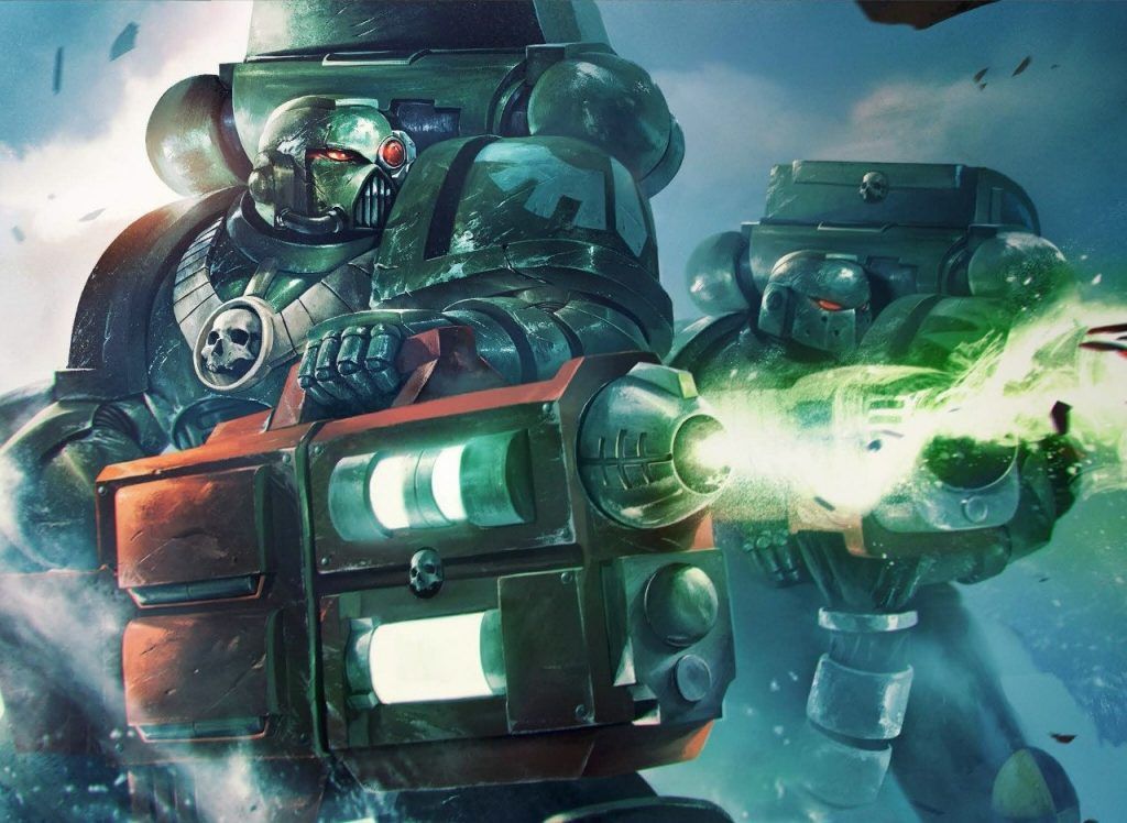 Space Marine Devastator (Warhammer 40,000) - art by Games Workshop