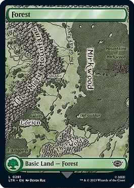 LotR full-art map Forest
