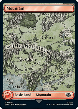 LotR full-art map Mountain
