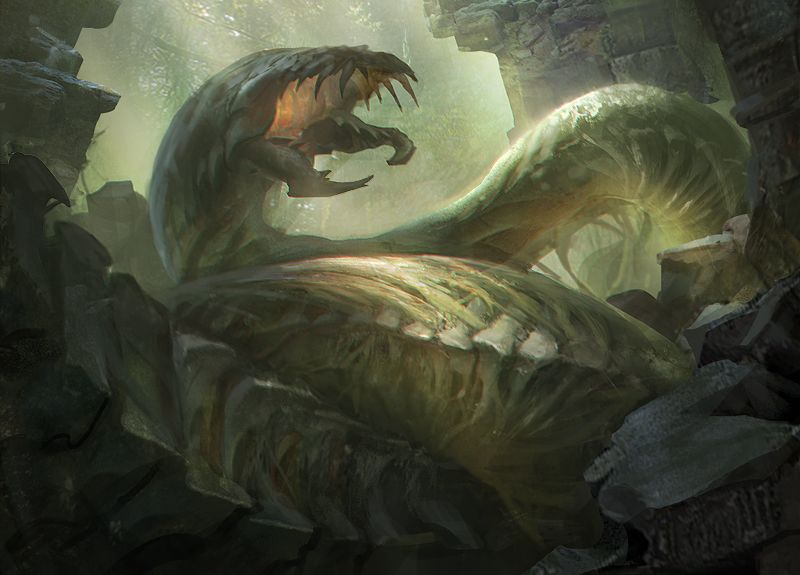 Terrus Wurm - Illustration by Cliff Childs