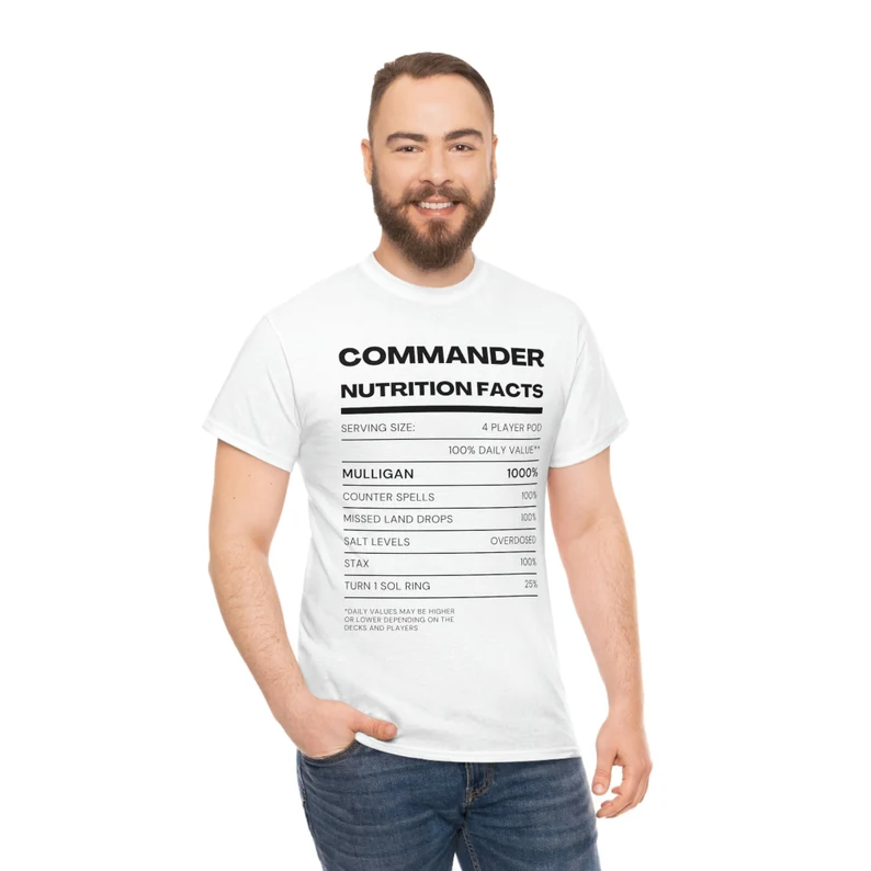 Commander Nutrition Facts T-Shirt
