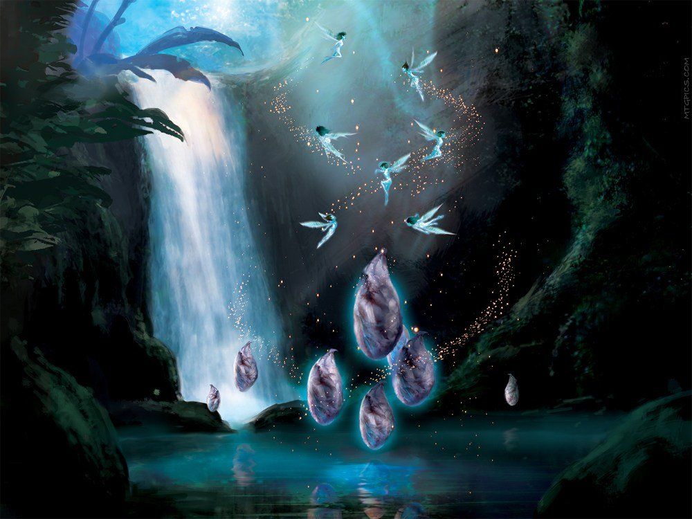 Faerie Conclave - Illustration by Stephan Martiniere