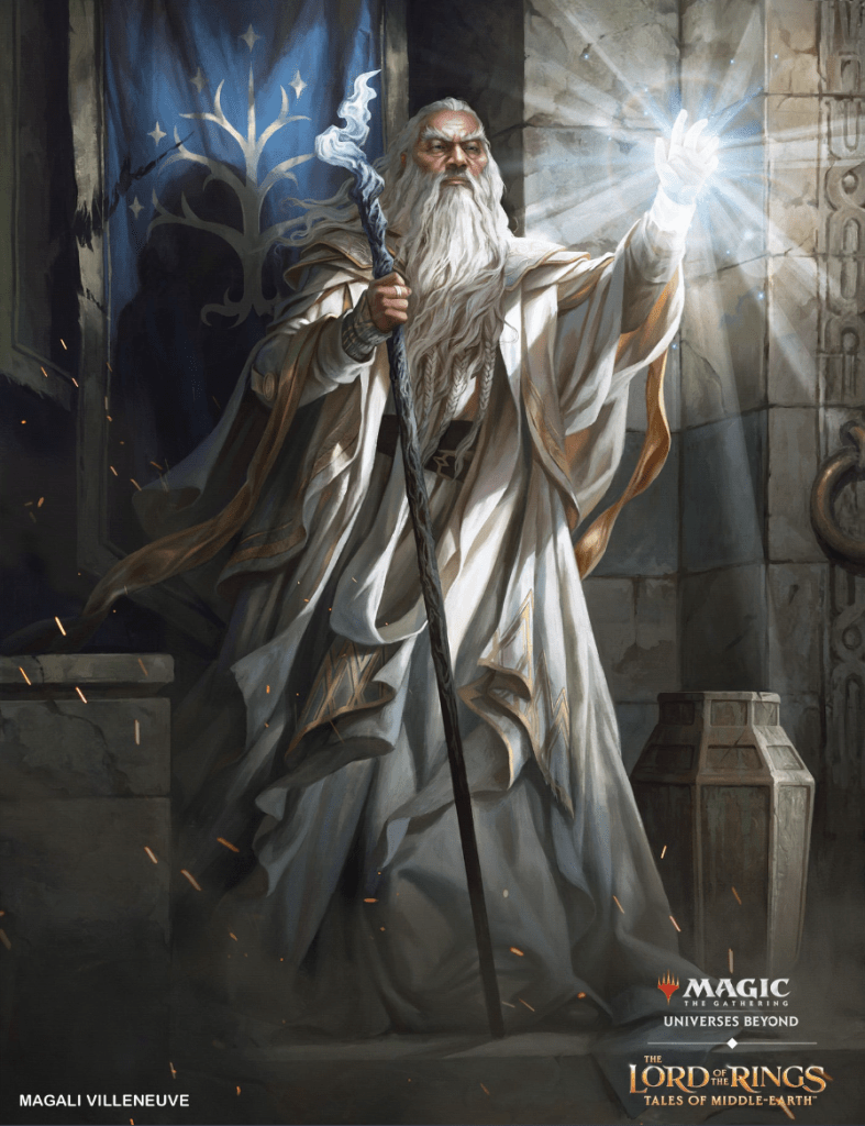 Gandalf the White - Illustration by Magali Villeneuve
