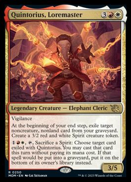 Quintorius, Loreamster