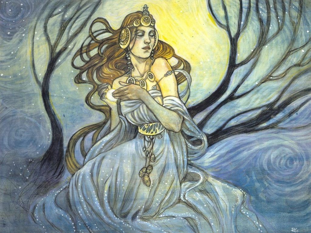 Atalya, Samite Master - Illustration by Rebecca Guay