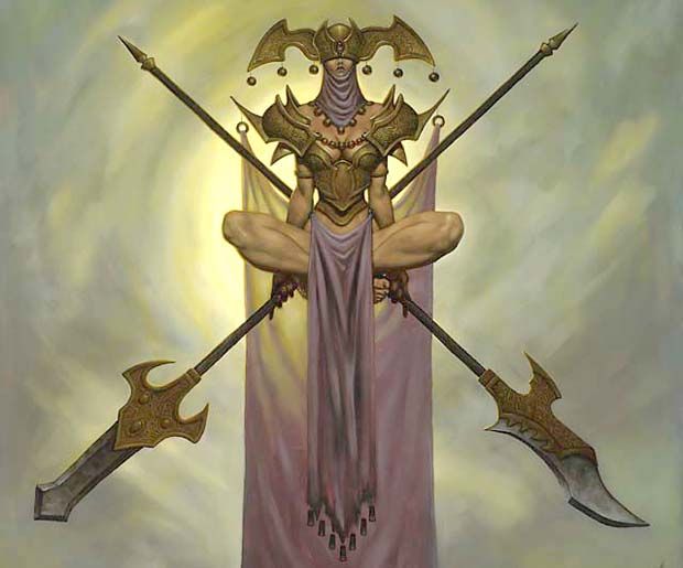 Karona, False God - Illustration by Matthew D. Wilson