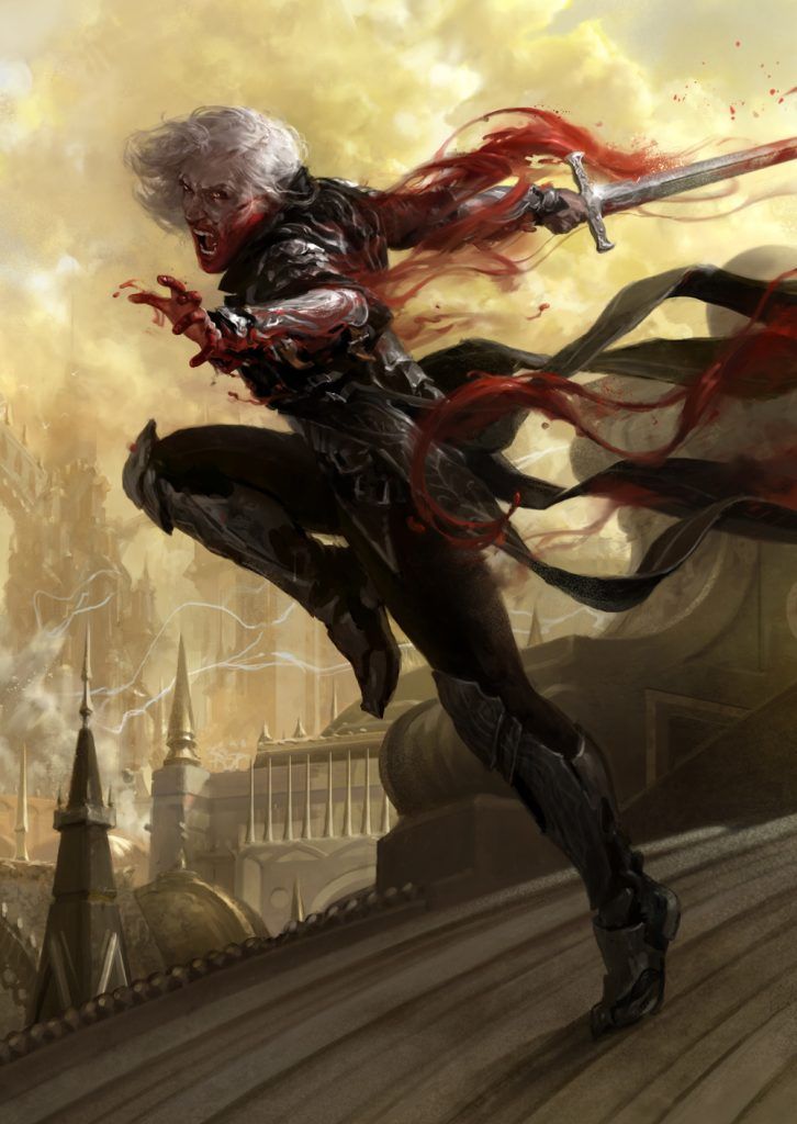 Sorin, Vengeful Bloodlord - Illustration by Tommy Arnold