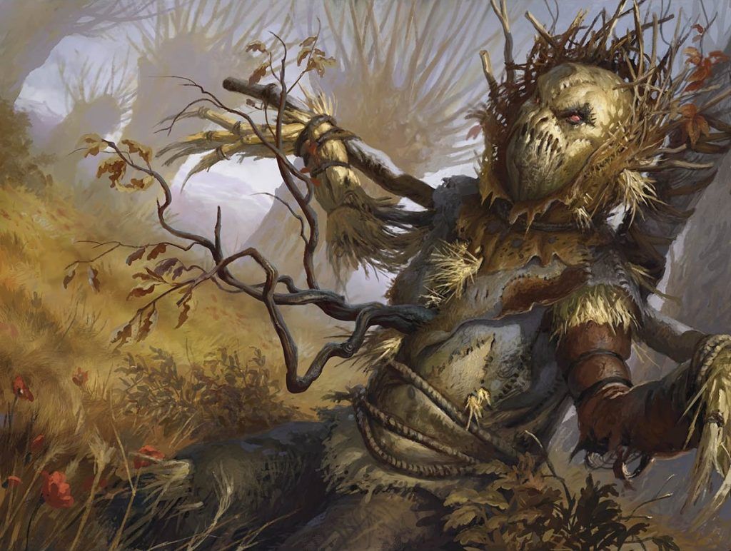 Wild-Field Scarecrow - Illustration by Jakub Kasper