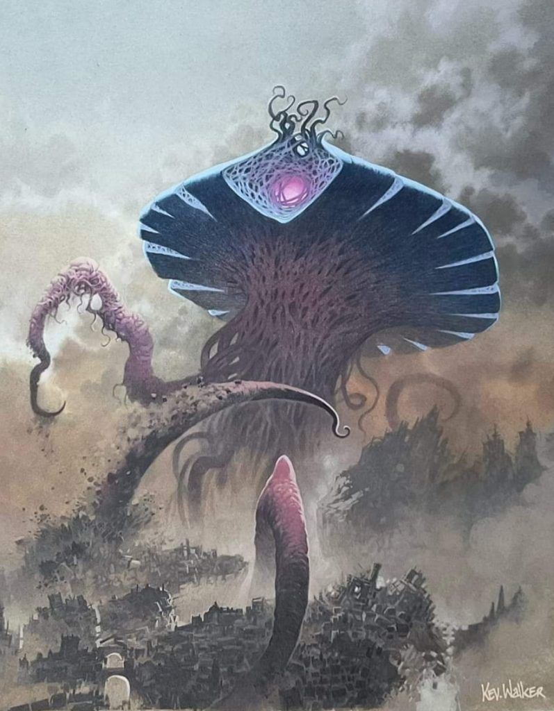 Emrakul, the Aeons Torn - Illustration by Kev Walker