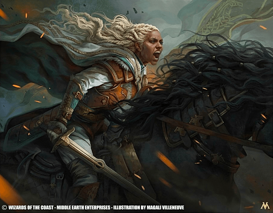 Éowyn, Fearless Knight - Illustration by Magali Villeneuve