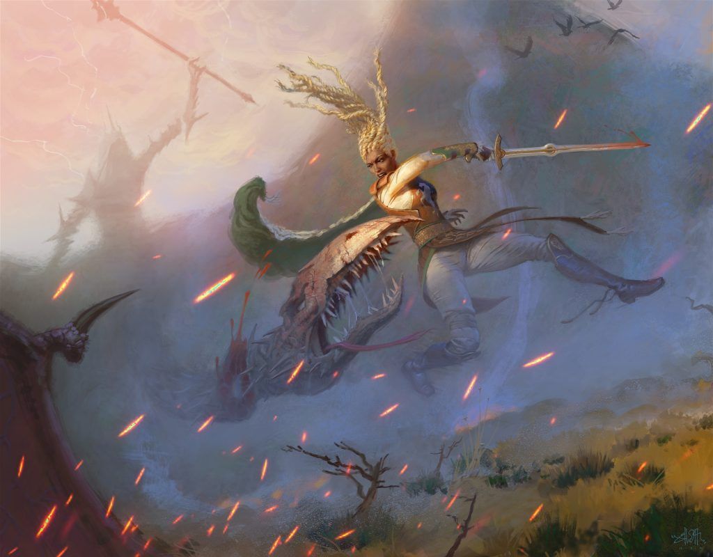 Éowyn, Shieldmaiden - Illustration by Craig Elliott