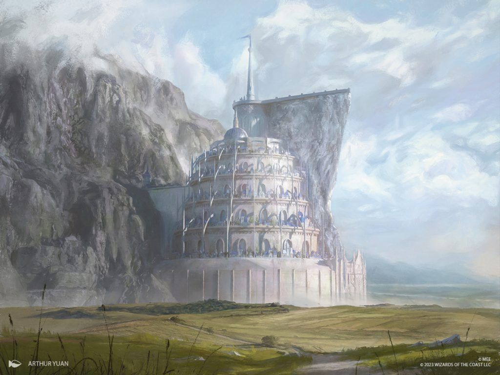 Minas Tirirth - Illustration by Arthur Yuan