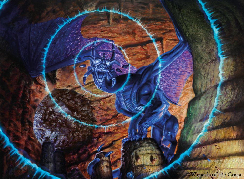 Sapphire Dragon - Illustration by Joe Slucher