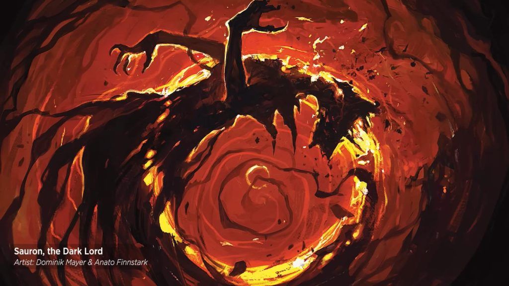 Sauron, the Dark Lord - Illustration by Diminik Mayer & Anato Finnstark