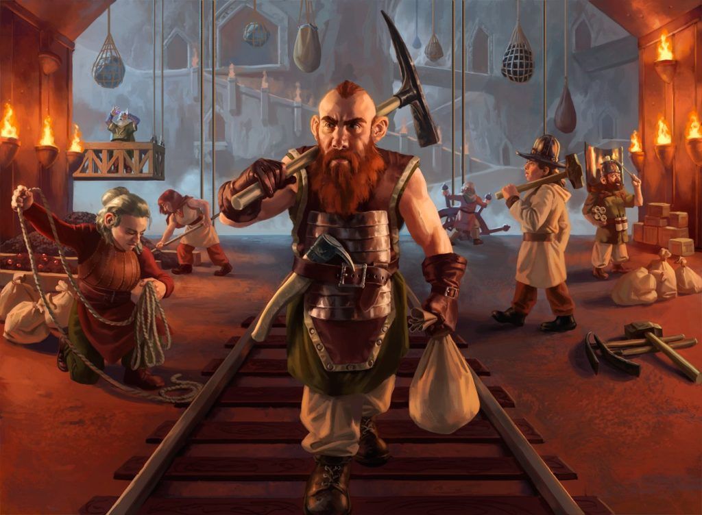 Seven Dwarves - Illustration by Jason Rainville