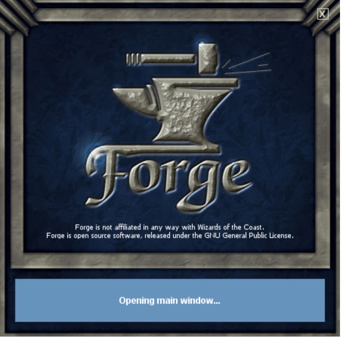 Forge Opens