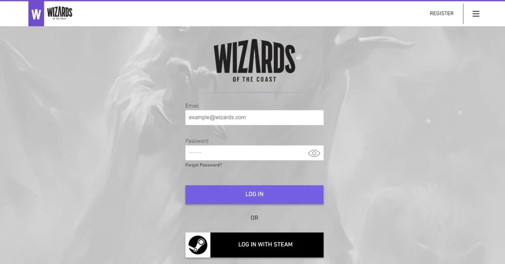 Wizards of the Coast Login