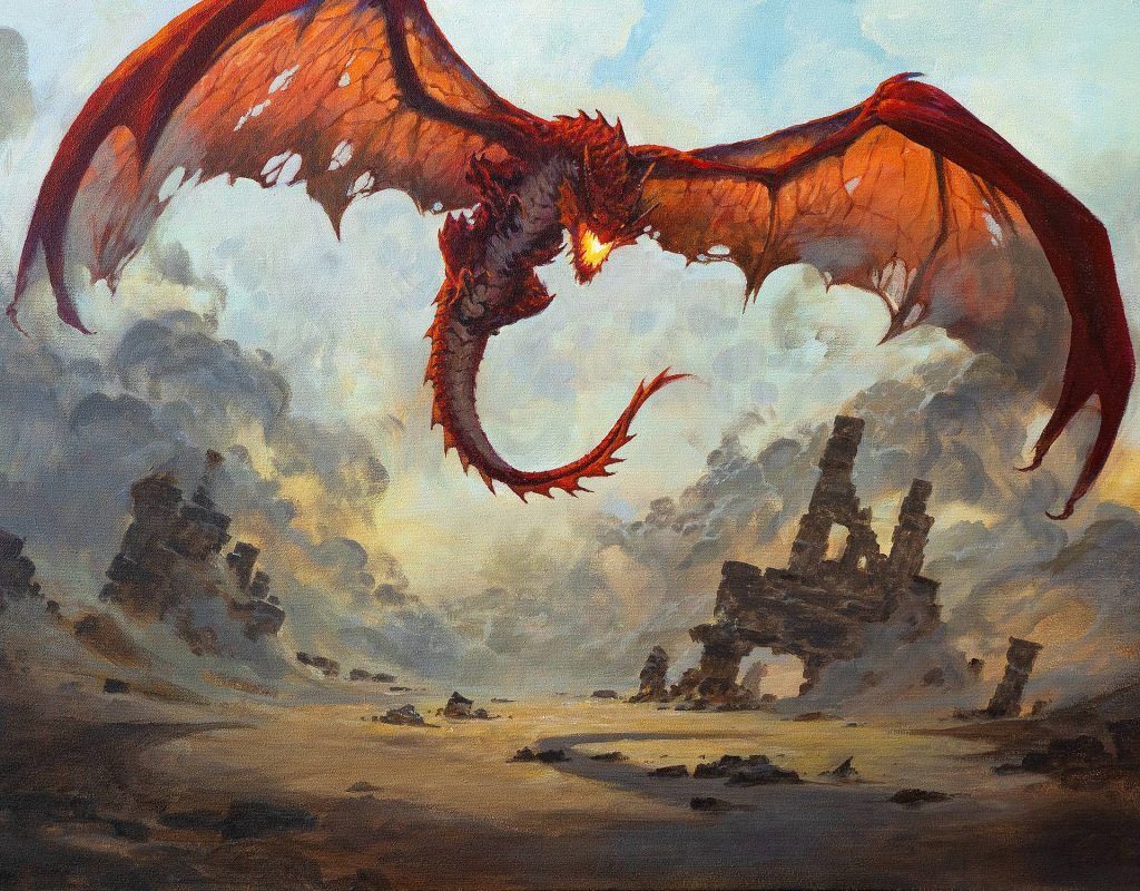 Chaos Dragon - Illustration by Grzegorz Rutkowski