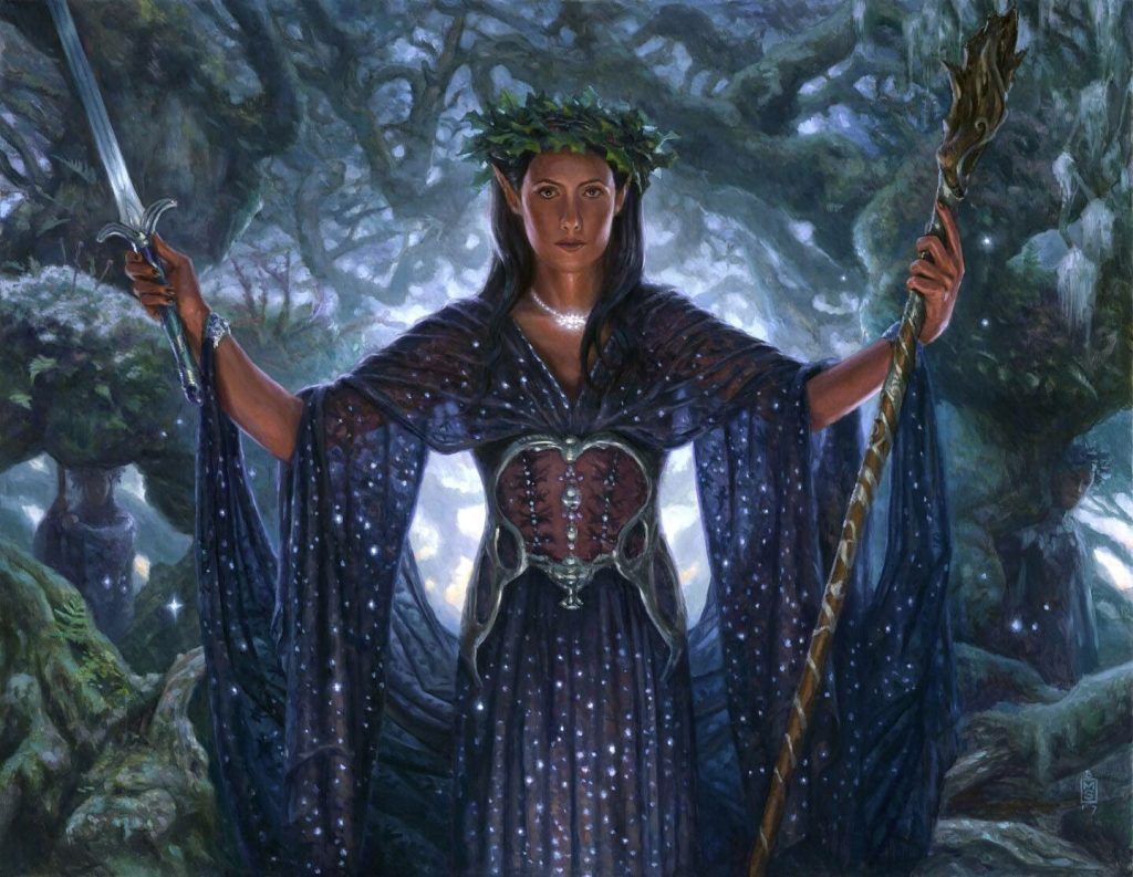 Elvish Clancaller - Illustration by Matt Stewart