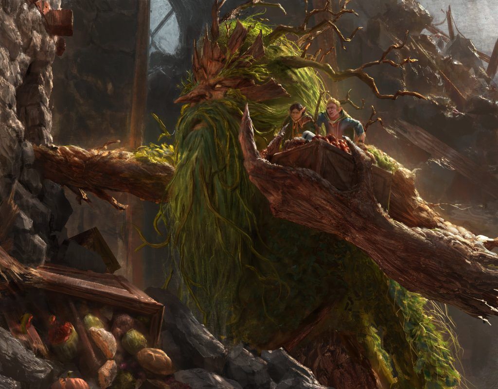 Treebeard, Gracious Host - Illustration by Campbell White