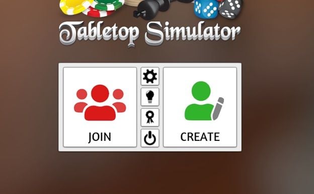 Tabletop Simulator Join / Create Selection