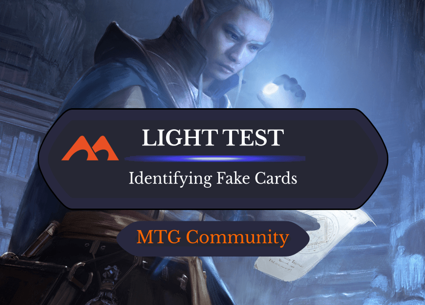 How to Use the Light Test to Determine if Your MTG Cards Are Real or Fake