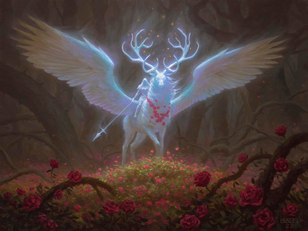 Archon of the Wilds Rose - Illustration by Chris Rahn