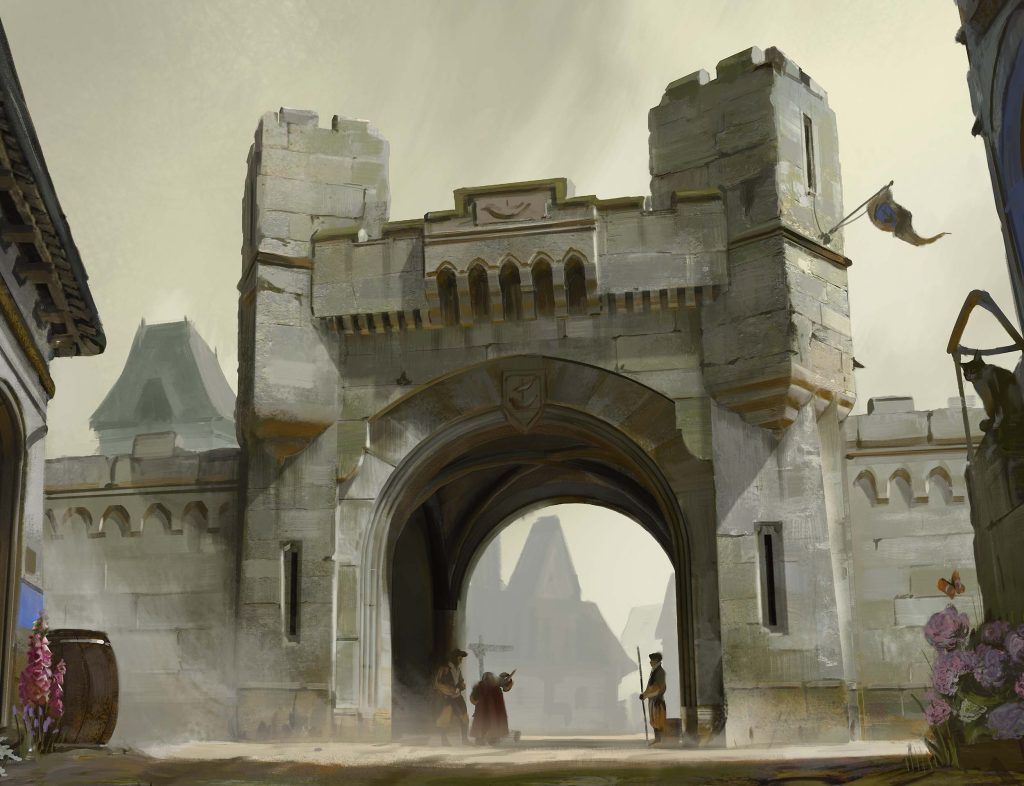 Baldur's Gate | Illustration by Titus Lunter