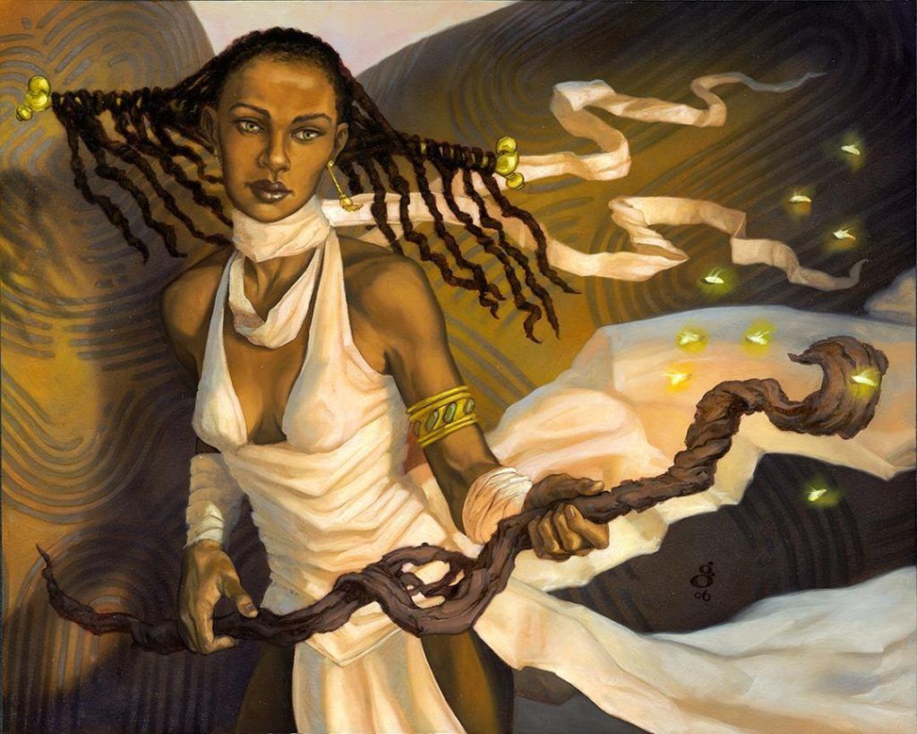 Mesa Enchantress - Illustration by Randy Gallegos