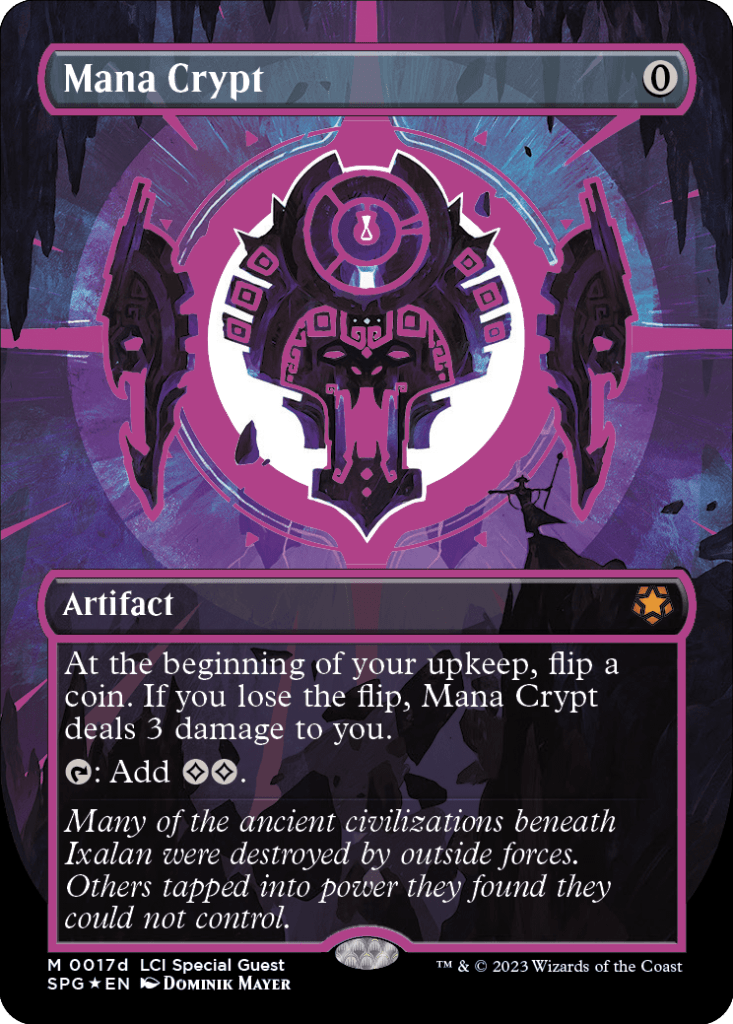 Purple Mana Crypt (Cosmium Neon Ink)