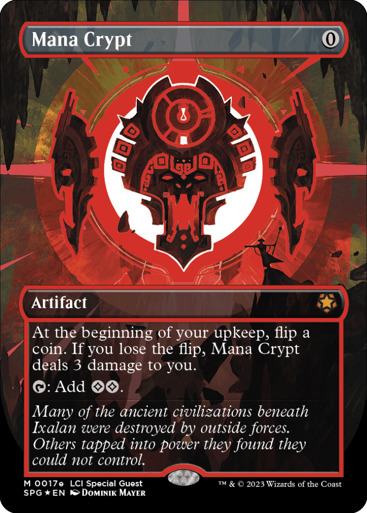 Red Mana Crypt (Cosmium Neon Ink)