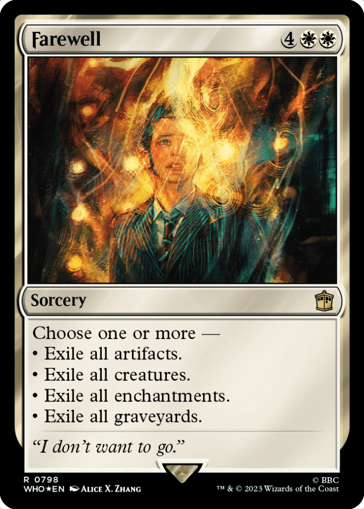 magic the gathering doctor who time travel