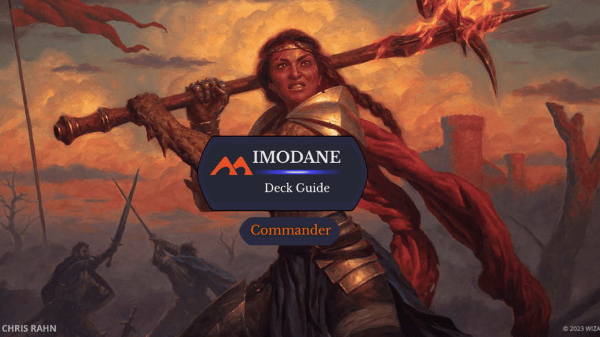 thumbnail image 2 of Imodane, The Pyrohammer EDH Commander Deck – Mono Red Burn, 100 Cards, Urabrask 2 of 6