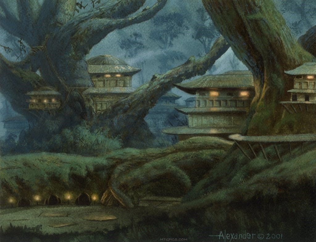 Nantuko Monastery - Illustration by Rob Alexander