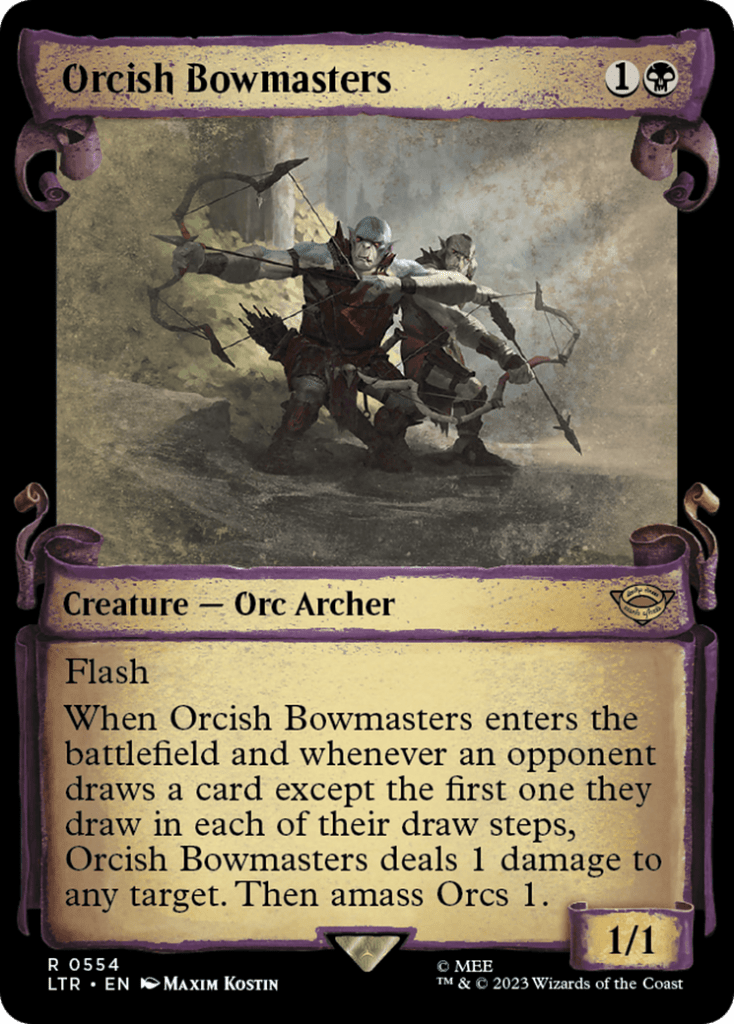 Orcish Bowmasters Showcase Scroll