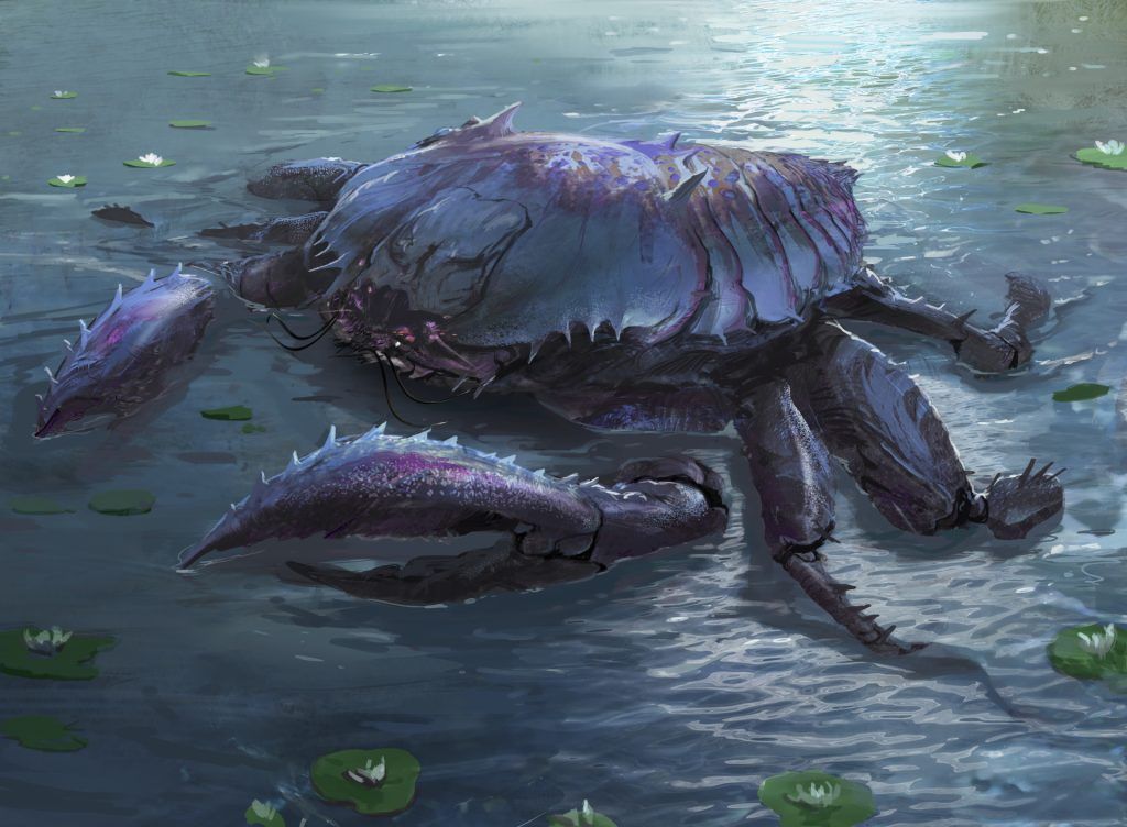 Ancient Crab - Illustration by James Paick