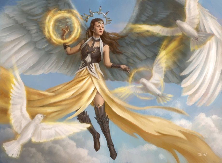 Angelic Guardian - Illustration by Sara Winters