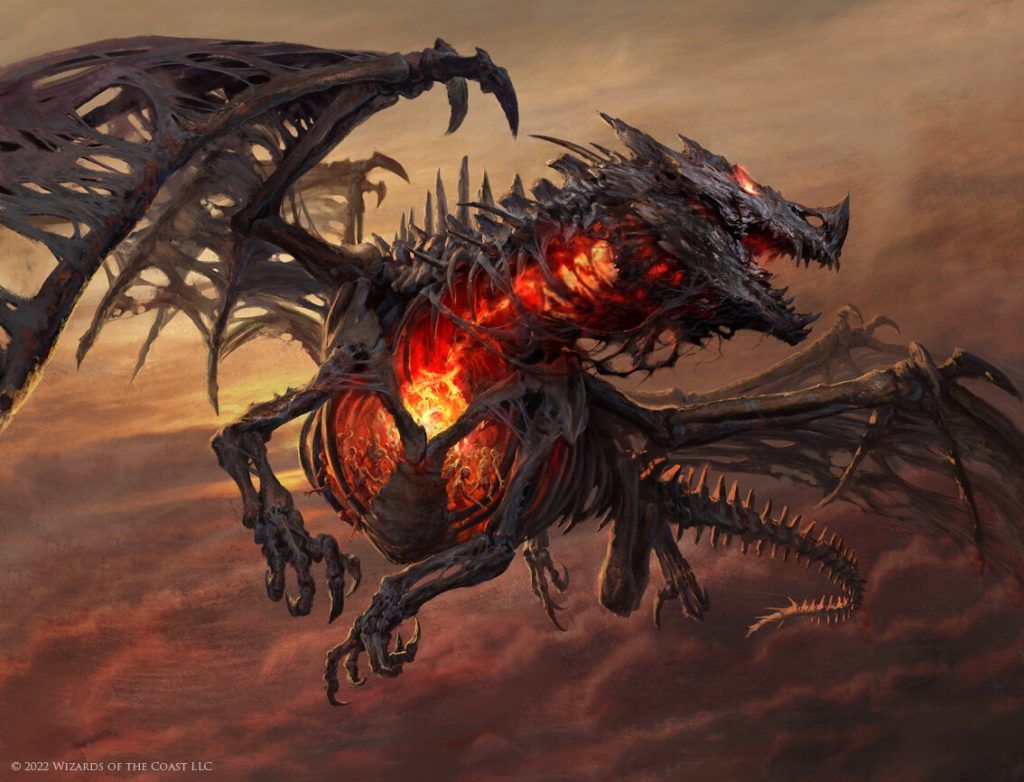 Bladewing, Deathless Tyrant - Illustration by Antonio Jose Manzanedo